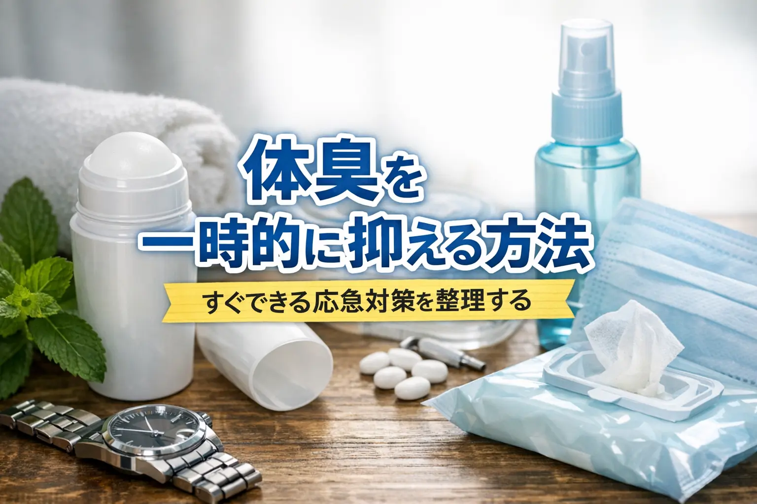 体臭を抑えるアイテム